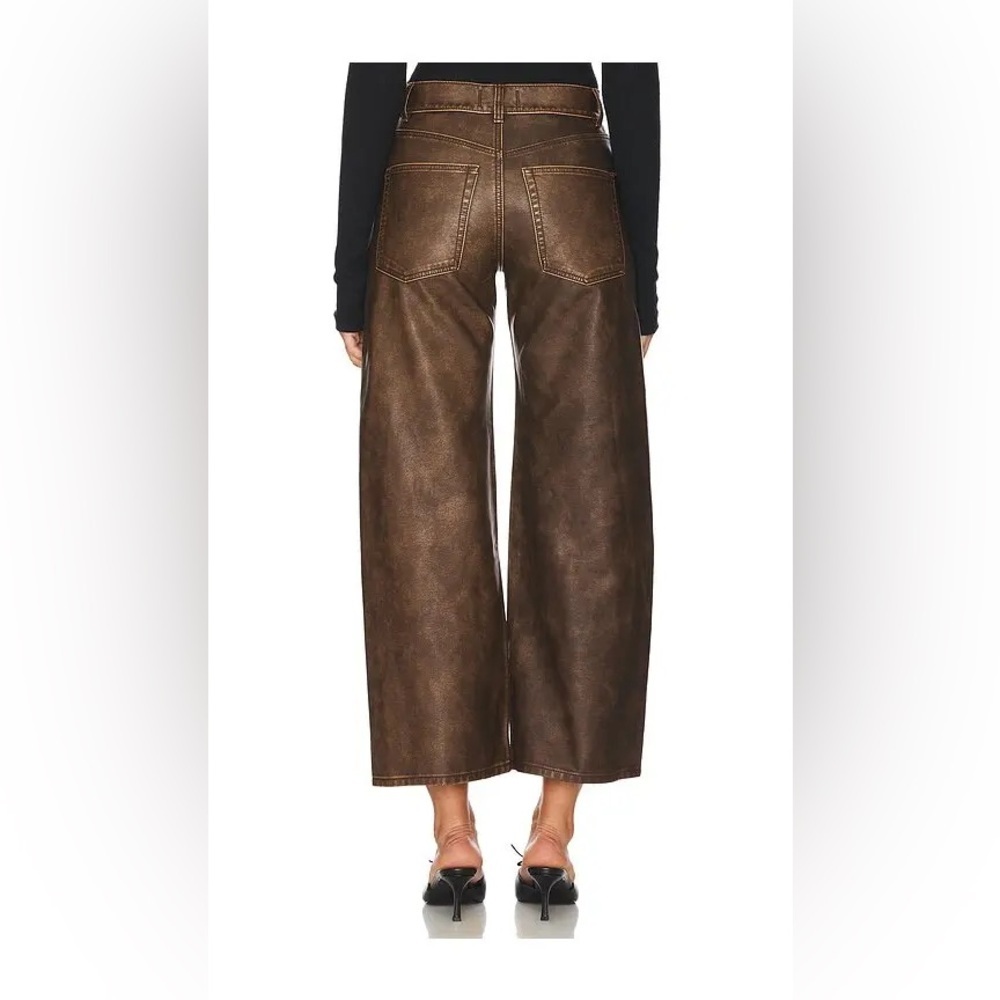 New! We The Free x Free People Misha Brown Barrel Balloon Wide Leg Pants🤎 26 NWT - Picture 12 of 14